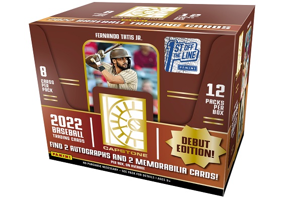 2022 Panini Capstone Baseball Hobby Box FOTL (First Off The Line)